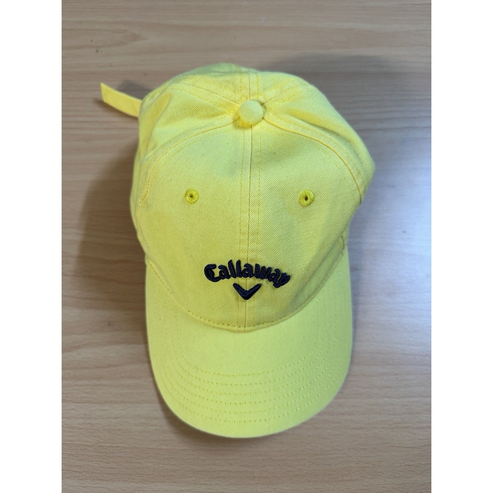 CALLAWAY GOLF  Yellow 20 Heritage Cap Adjustable Cotton Hat Women's